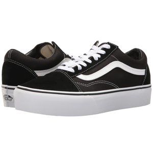 VANS OLD SKOOL SNEAKER SZ 8 WOMEN (6.5 MEN) BLACK WHITE